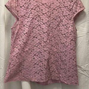 Pink Lace Top